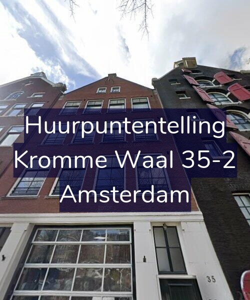 Foto gevel Huurpuntentelling voor Kromme Waal 35-2, Amsterdam
