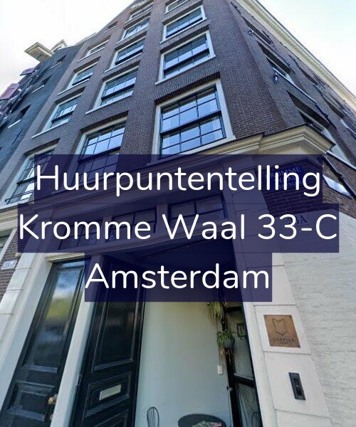 Foto gevel Huurpuntentelling voor Kromme Waal 33-C, Amsterdam