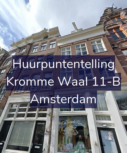 Foto gevel Huurpuntentelling voor Kromme Waal 11-B, Amsterdam