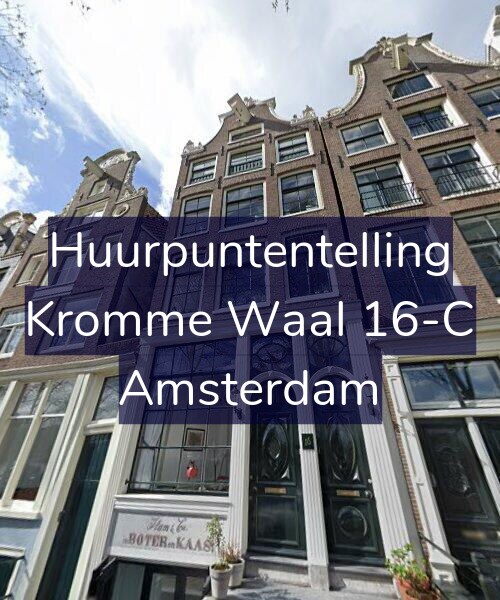 Foto gevel Huurpuntentelling voor Kromme Waal 16-C, Amsterdam