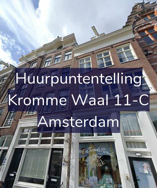 Foto gevel Huurpuntentelling voor Kromme Waal 11-C, Amsterdam