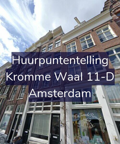 Foto gevel Huurpuntentelling voor Kromme Waal 11-D, Amsterdam