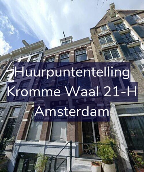Foto gevel Huurpuntentelling voor Kromme Waal 21-H, Amsterdam