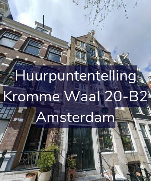 Foto gevel Huurpuntentelling voor Kromme Waal 20-B2, Amsterdam