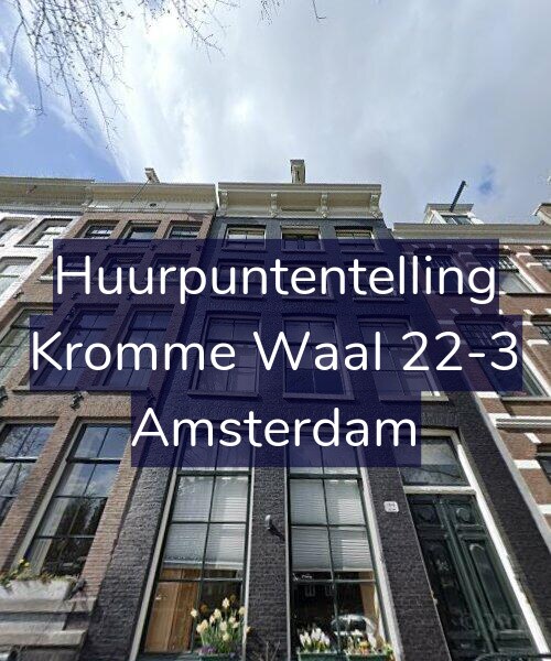Foto gevel Huurpuntentelling voor Kromme Waal 22-3, Amsterdam