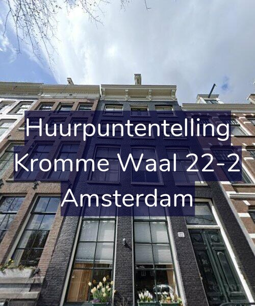 Foto gevel Huurpuntentelling voor Kromme Waal 22-2, Amsterdam