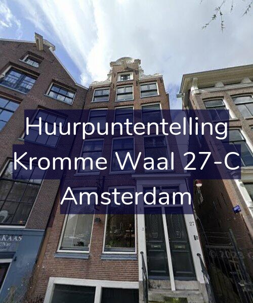 Foto gevel Huurpuntentelling voor Kromme Waal 27-C, Amsterdam