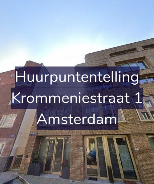Foto gevel Huurpuntentelling voor Krommeniestraat 1, Amsterdam