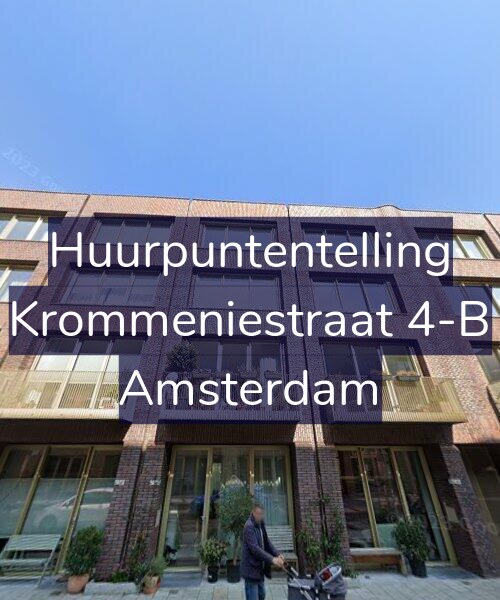 Foto gevel Huurpuntentelling voor Krommeniestraat 4-B, Amsterdam