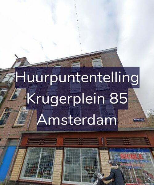 Foto gevel Huurpuntentelling voor Krugerplein 85, Amsterdam