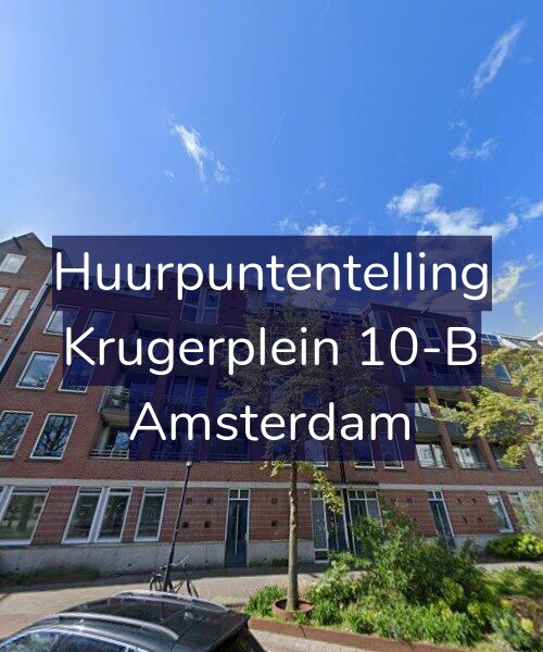 Foto gevel Huurpuntentelling voor Krugerplein 10-B, Amsterdam