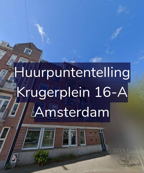 Foto gevel Huurpuntentelling voor Krugerplein 16-A, Amsterdam
