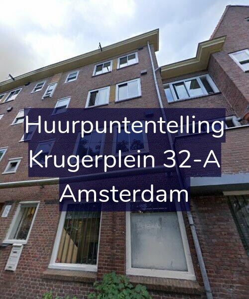 Foto gevel Huurpuntentelling voor Krugerplein 32-A, Amsterdam