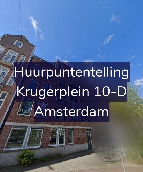 Foto gevel Huurpuntentelling voor Krugerplein 10-D, Amsterdam