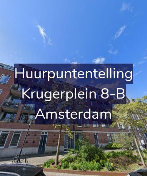 Foto gevel Huurpuntentelling voor Krugerplein 8-B, Amsterdam