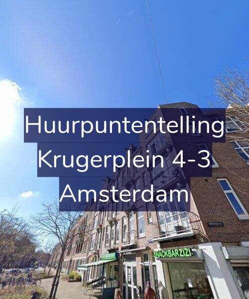 Foto gevel Huurpuntentelling voor Krugerplein 4-3, Amsterdam