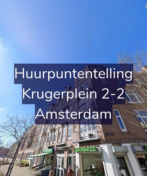 Foto gevel Huurpuntentelling voor Krugerplein 2-2, Amsterdam