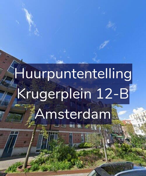 Foto gevel Huurpuntentelling voor Krugerplein 12-B, Amsterdam