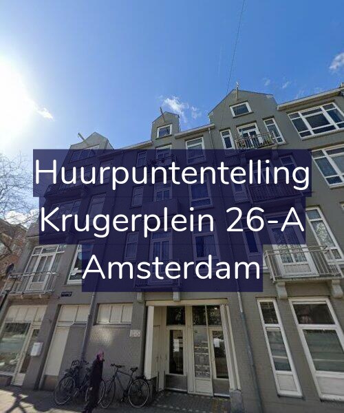 Foto gevel Huurpuntentelling voor Krugerplein 26-A, Amsterdam