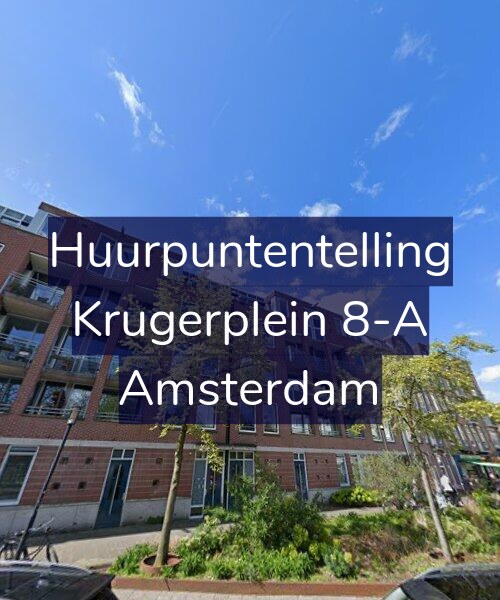 Foto gevel Huurpuntentelling voor Krugerplein 8-A, Amsterdam