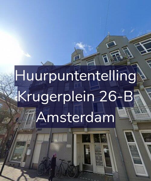 Foto gevel Huurpuntentelling voor Krugerplein 26-B, Amsterdam
