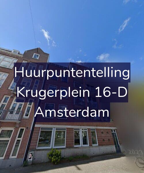 Foto gevel Huurpuntentelling voor Krugerplein 16-D, Amsterdam