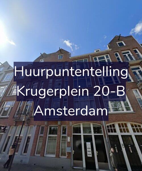 Foto gevel Huurpuntentelling voor Krugerplein 20-B, Amsterdam