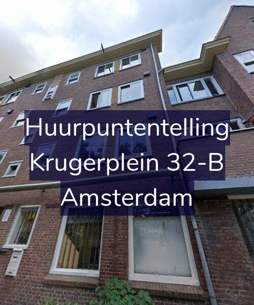 Foto gevel Huurpuntentelling voor Krugerplein 32-B, Amsterdam