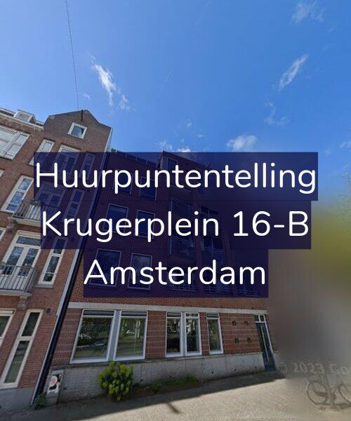 Foto gevel Huurpuntentelling voor Krugerplein 16-B, Amsterdam