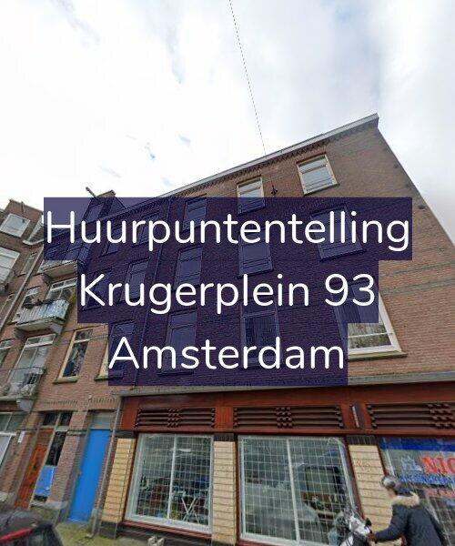 Foto gevel Huurpuntentelling voor Krugerplein 93, Amsterdam