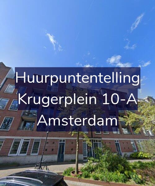 Foto gevel Huurpuntentelling voor Krugerplein 10-A, Amsterdam