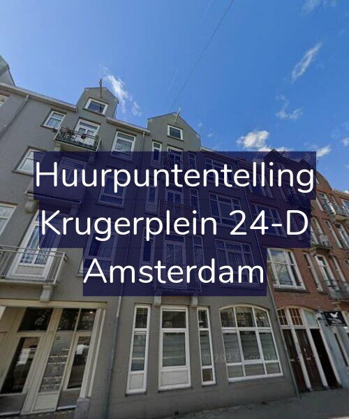 Foto gevel Huurpuntentelling voor Krugerplein 24-D, Amsterdam