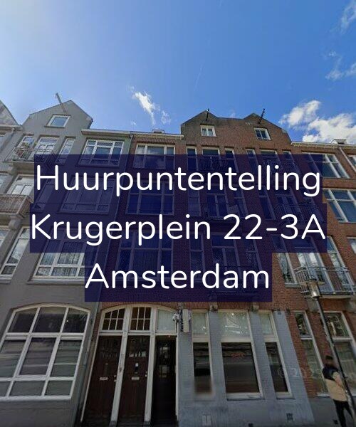 Foto gevel Huurpuntentelling voor Krugerplein 22-3A, Amsterdam