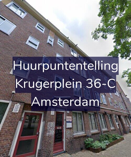 Foto gevel Huurpuntentelling voor Krugerplein 36-C, Amsterdam