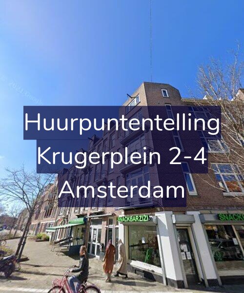 Foto gevel Huurpuntentelling voor Krugerplein 2-4, Amsterdam