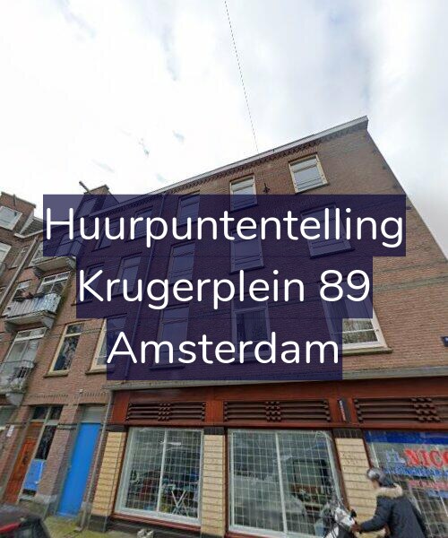Foto gevel Huurpuntentelling voor Krugerplein 89, Amsterdam