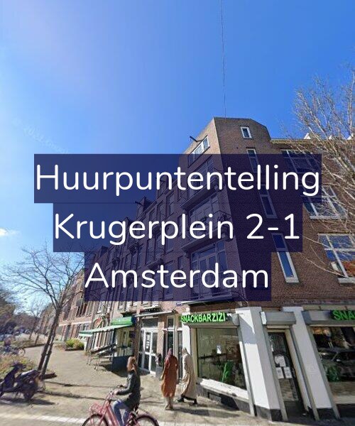 Foto gevel Huurpuntentelling voor Krugerplein 2-1, Amsterdam