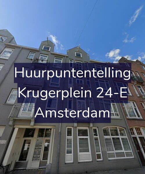 Foto gevel Huurpuntentelling voor Krugerplein 24-E, Amsterdam