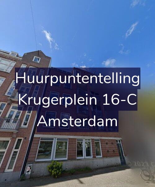 Foto gevel Huurpuntentelling voor Krugerplein 16-C, Amsterdam