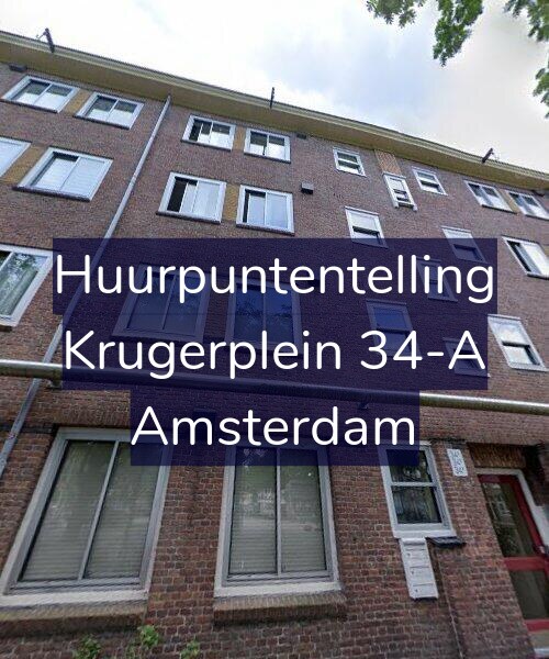 Foto gevel Huurpuntentelling voor Krugerplein 34-A, Amsterdam