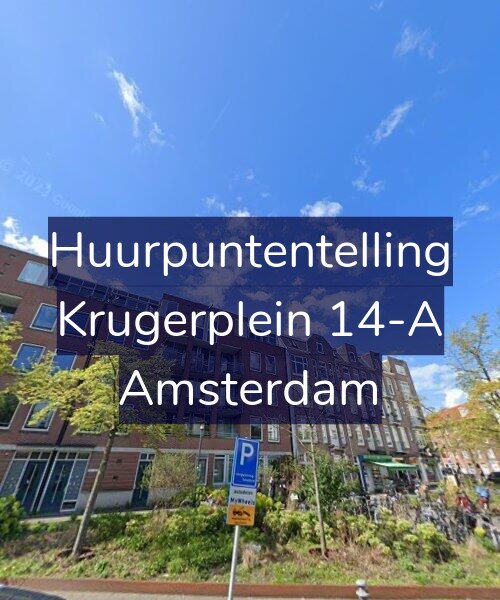 Foto gevel Huurpuntentelling voor Krugerplein 14-A, Amsterdam