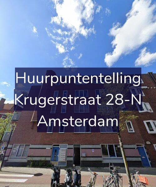 Foto gevel Huurpuntentelling voor Krugerstraat 28-N, Amsterdam