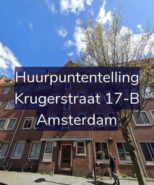 Foto gevel Huurpuntentelling voor Krugerstraat 17-B, Amsterdam