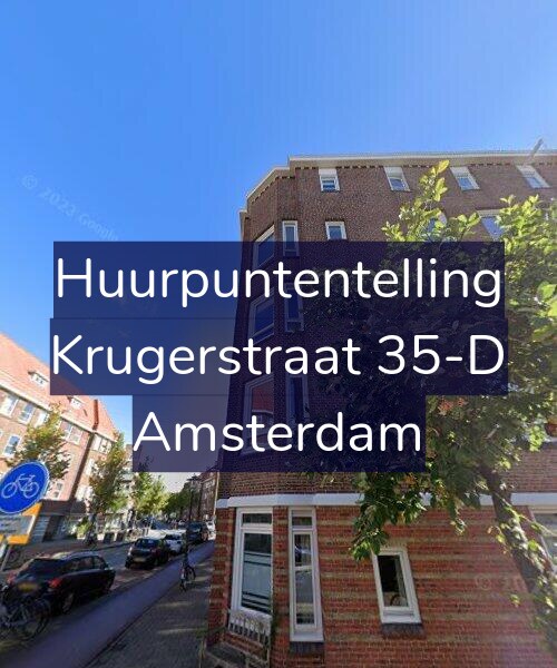 Foto gevel Huurpuntentelling voor Krugerstraat 35-D, Amsterdam