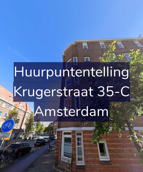 Foto gevel Huurpuntentelling voor Krugerstraat 35-C, Amsterdam