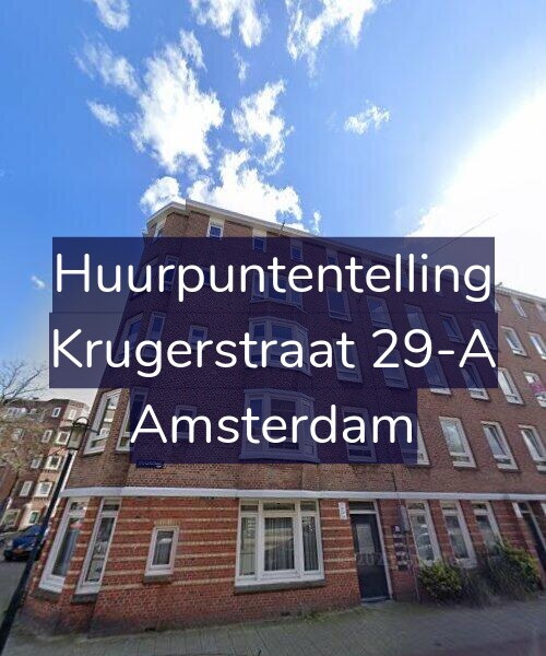 Foto gevel Huurpuntentelling voor Krugerstraat 29-A, Amsterdam