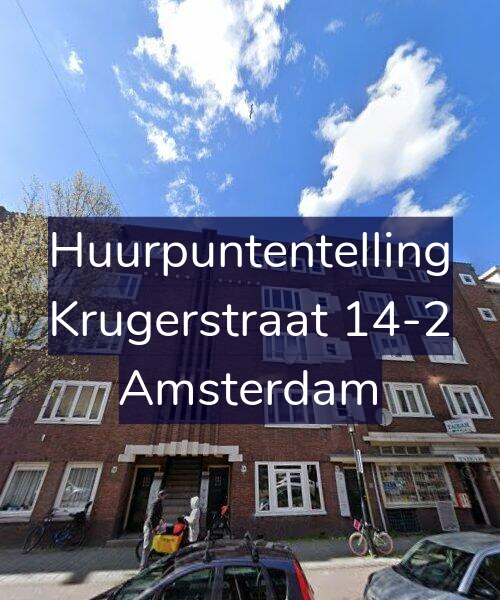Foto gevel Huurpuntentelling voor Krugerstraat 14-2, Amsterdam