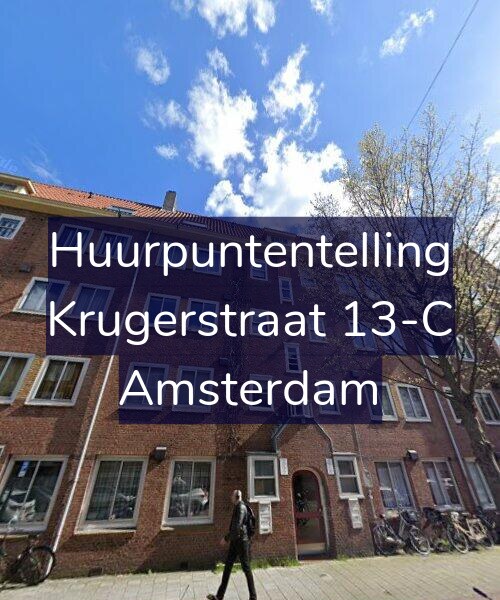 Foto gevel Huurpuntentelling voor Krugerstraat 13-C, Amsterdam