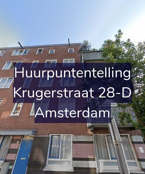 Foto gevel Huurpuntentelling voor Krugerstraat 28-D, Amsterdam