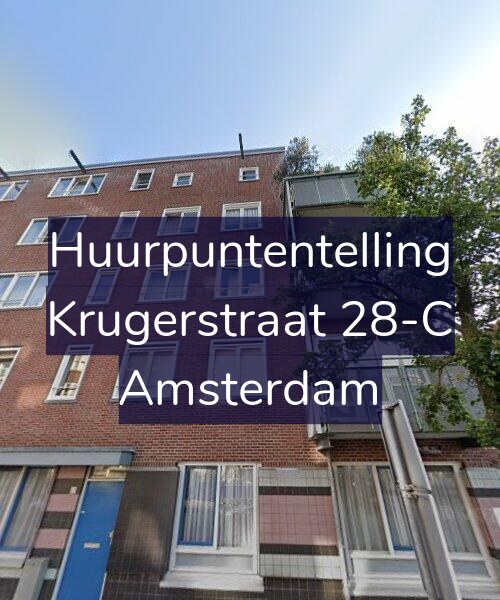 Foto gevel Huurpuntentelling voor Krugerstraat 28-C, Amsterdam